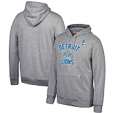Detroit Lions Mitchell & Ness Team History Pullover Hoodie Gray,baseball caps,new era cap wholesale,wholesale hats